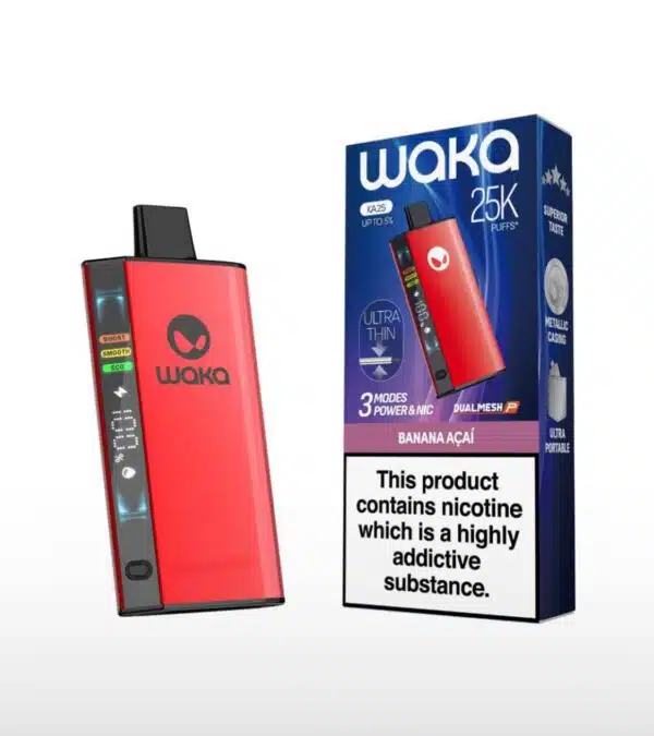 Pod Descartável Waka KA 25OOO Puffs