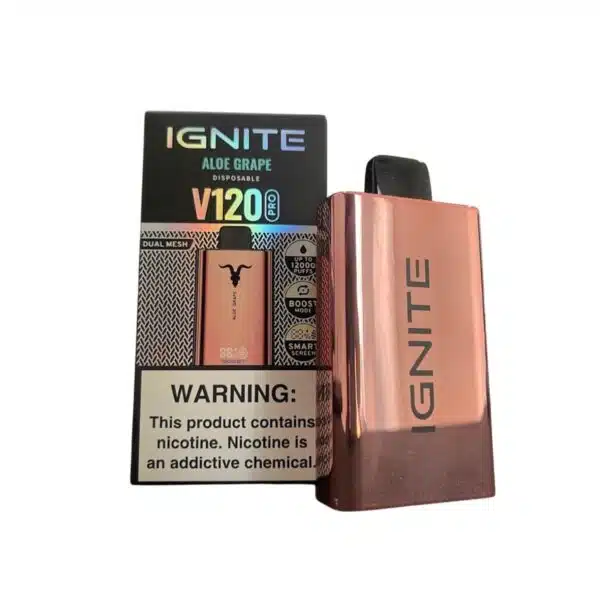 Pod Descartável Ignite - V120 PRO Rosé - 12.000 Puffs