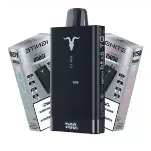 Pod Descartável Ignite - V150 Black PRO - 15.000 Puffs
